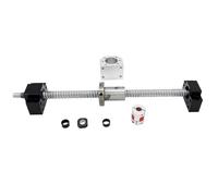 Metal ball screw nut SFU2505 Ball Screw With Nut 300-1500mm BKBF20 Support DSG25H Housing Coupler(600mm)