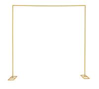 Metal Balloon Arch Stand - 3x3M Wedding Arch Frame, Flower Rack Party Garden Prop Decor Backdrop Free Standing, Detachable and Reusable for Party, Wedding, Birthday Decoration