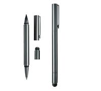 Metal Ballpoint Pen Double Head Inkless Pen - Steel Alloy Fine Point | Smooth Ergonomic Writing Tool Without Smear for Office School Business | Eternal Pen High Technology 0.5mm 143x