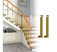 Metal Baluster Columns for Stairs, Adjustable 270° Flat Corner Bracket, Side Mounting, Perfect for Staircase Enhancements, Strong & Durable Support