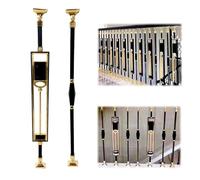 Metal Balusters Spindle for Stairway, Indoor Stair Railing Kits, Decorative and Supportive Post for Indoor Stairs, Hallways, Living Rooms and Entryways, Stable Structure(10pc,Style B)