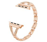 Metal Band Compatible with Apple Watch 38mm 40mm 41mm 42mm 44mm 45mm 49mm, Glitter Watch Band Bracciale Replacement Steel Compatible with iWatch Ultra/Ultra2 Series SE 9 8 7 6 5 4 3 2 1, 38mm/40mm