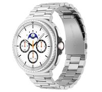 Metal Band Compatible with Samsung Galaxy Watch 8 40mm 44mm/ 8 Classic 46mm,No Gap Solid Business Stainless Steel Strap for Galaxy Watch 8 Classic 46mm Men Women
