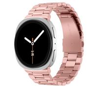 Metal Band Compatible with Samsung Galaxy Watch 8 40mm 44mm/ 8 Classic 46mm,No Gap Solid Business Stainless Steel Strap for Galaxy Watch 8 Classic 46mm Men Women