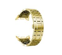 Metal Band Stainless Steel No Gap Strap Fit For Samsung Galaxy Watch 8 40/44mm Men Watchband(Golde,For galaxy 8 40 44mm)