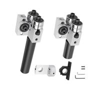 Metal Bandsaw Guide Replacement Set Roller Bearing Assembly Adjustable Hardware for Woodworking Maintenance Tracking Installation Bandsaw Guide Assembly Replacement Roller Bearing Metal Repair