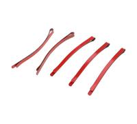 Metal Bangs Clip Red Hair Barrettes Punk Pin Ponytail Decor Hair Side Clips Cosplay Hairstyle Tool