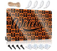 Metal Bar Decor Halloween Pumpkin And Skull Tin Sign Warning Signs For Bedroom Coffee Sign Decor(20X30CM)