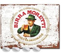 Metal Bar Signs - Fixings Included - Bar Accessories for Home Pub or Outdoor Garden Pub Wall Plaque for Man Cave Gift Ideas Beer Signs with Vintage Memorabilia sign