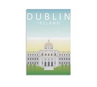 Metal Bar Signs Tin Plaque Vintage Style Dublin Ireland Ideal for Pub shed Bar Office Man Cave Home Bedroom Dining Room Kitchen Gift 20x30cm