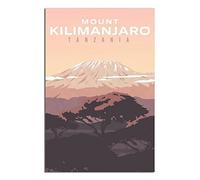 Metal Bar Signs Tin Plaque Vintage Style Mount Kilimanjaro Tanzania Ideal for Pub shed Bar Office Man Cave Home Bedroom Dining Room Kitchen Gift 20x30CM