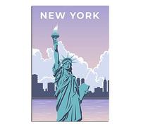 Metal Bar Signs Tin Plaque Vintage Style New York Statue of Liberty Ideal for Pub shed Bar Office Man Cave Home Bedroom Dining Room Kitchen Gift 20x30CM