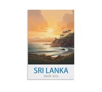 Metal Bar Signs Tin Plaque Vintage Style Sri Lanka South Asia Ideal for Pub shed Bar Office Man Cave Home Bedroom Dining Room Kitchen Gift 15x30cm