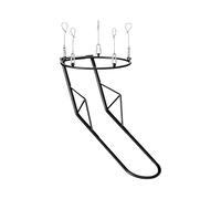 Metal Basketball Rebounder, Adjustable Ball Return Hoop, Frame with Spring System, Heavy Duty Steel Net, Training Equipment with Foldable Design, Basketball Accessory