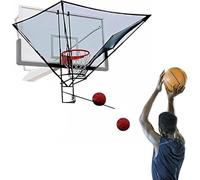 Metal Basketball Rebounder for Training Drills, Improve Shooting Skills with Durable Hoop Net for Practice Sessions
