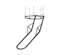 Metal Basketball Return System | Hoop Mounted Receiver Trainer | Practice Accessory | For Indoor and Outdoor Gym Court, School, Court, Ad