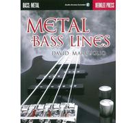 Metal Bass Lines Book and Audio Online Bass Guitar Berklee Press Publications