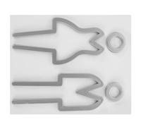 Metal Bathroom Sign Plate for Door and Wall, Silver | Washroom Identification, Smooth Edges and Lustre Finish, Office and Mall Guidance, Easy Installation