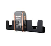 Metal Battery Holder for Worx 20 V Wall Mount PowerShare and PowerShare Pro 20 V Battery Holder Battery Holder Storage for 3 Batteries - Made in Portugal