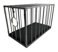 Metal BDSM cage - dismountable slave cage for bondage