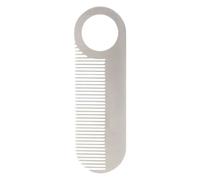 Metal Beard Comb - Stainless Steel Mustache Styling Tool, Portable Grooming Comb, Anti Rust Pocket Hair | Travel Dresser Accessory For Maintenance And Care, Scope Of Application, No Damage