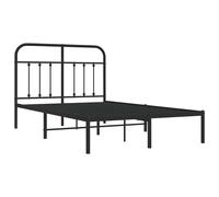Metal Bed Frame Bedroom Bed Base Bedstead Metal Matress Foundation vidaXL