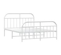 Metal Bed Frame Bedroom Bed Base Bedstead Metal Matress Foundation vidaXL