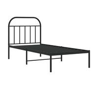Metal Bed Frame Bedroom Bed Base Bedstead Metal Matress Foundation vidaXL