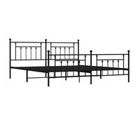 Metal Bed Frame Bedroom Bed Base Bedstead Metal Matress Foundation vidaXL [EEK: unknown]