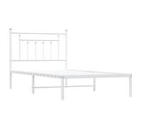 Metal Bed Frame Bedroom Bed Base Bedstead Metal Matress Foundation vidaXL [EEK: unknown]