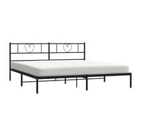 Metal Bed Frame Bedroom Platform Bed Base Bedstead Mattress Foundation vidaXL