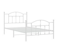 Metal Bed Frame Bedroom Platform Bed Base Bedstead Mattress Foundation vidaXL