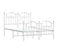 Metal Bed Frame Bedroom Platform Bed Base Bedstead Mattress Foundation vidaXL