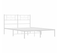 Metal Bed Frame Bedroom Platform Bed Base Bedstead Mattress Foundation vidaXL