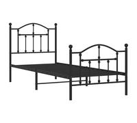 Metal Bed Frame Bedroom Platform Bed Base Bedstead Mattress Foundation vidaXL