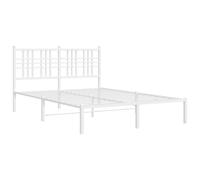 Metal Bed Frame Home Bedroom Bed Base Bedstead Mattress Foundation vidaXL