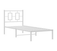 Metal Bed Frame Home Bedroom Bed Base Bedstead Mattress Foundation vidaXL