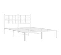 Metal Bed Frame Home Bedroom Bed Base Bedstead Mattress Foundation vidaXL