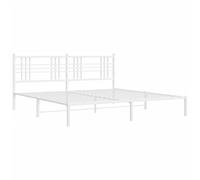 Metal Bed Frame Home Bedroom Bed Base Bedstead Mattress Foundation vidaXL