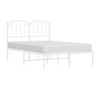 Metal Bed Frame Home Bedroom Bed Base Mattress Foundation Bedstead vidaXL