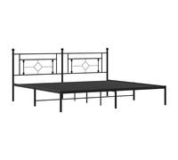 Metal Bed Frame Home Bedroom Bed Base Mattress Foundation Bedstead vidaXL