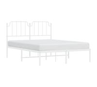 Metal Bed Frame Home Bedroom Bed Base Mattress Foundation Bedstead vidaXL