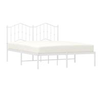 Metal Bed Frame Home Bedroom Bed Base Mattress Foundation Bedstead vidaXL