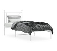 Metal Bed Frame Home Bedroom Bed Base Mattress Foundation Bedstead vidaXL