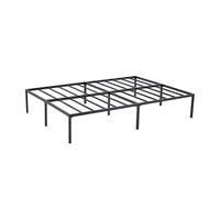 Metal Bed Frame w/ Heavy Duty Steel Slats Support and Underbed Storage Space FLORENCE DOUBLE