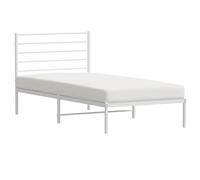 Metal Bed Frame with Headboard Bed Base Mattress Foundation Bedstead vidaXL