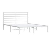 Metal Bed Frame with Headboard Bed Base Mattress Foundation Bedstead vidaXL