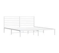 Metal Bed Frame with Headboard Bed Base Mattress Foundation Bedstead vidaXL