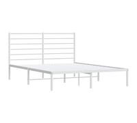 Metal Bed Frame with Headboard Bed Base Mattress Foundation Bedstead vidaXL