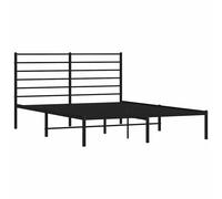 Metal Bed Frame with Headboard Bed Base Mattress Foundation Bedstead vidaXL